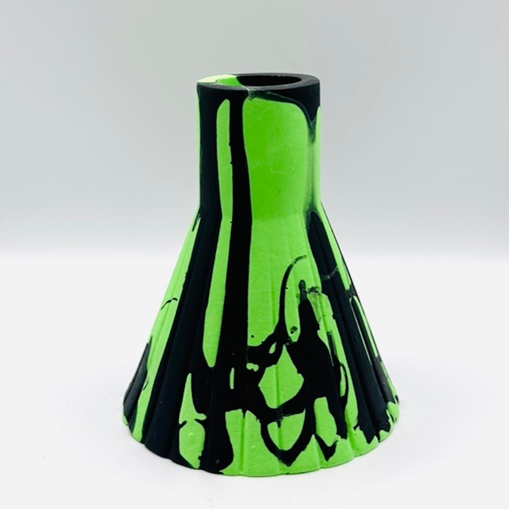 Vase - Graffiti - Black & Green