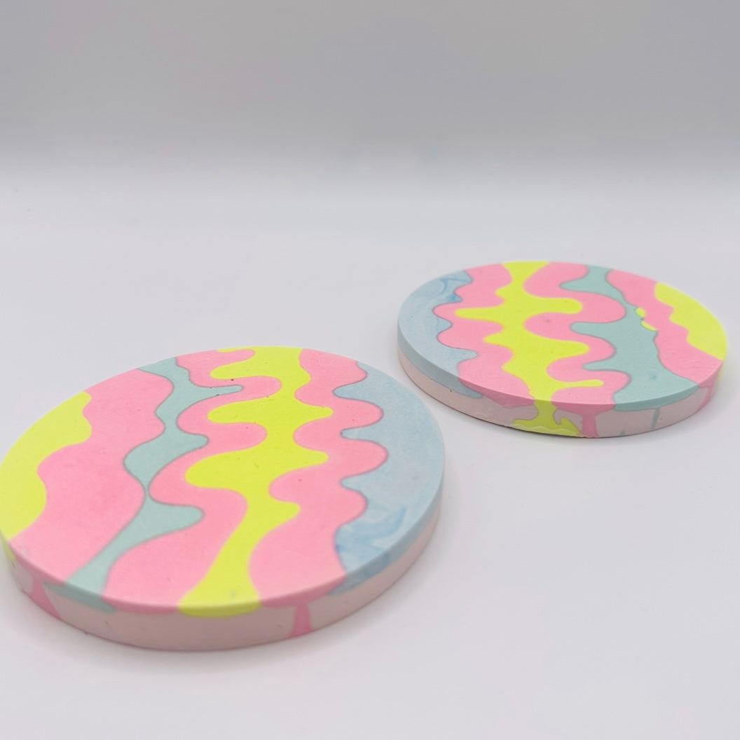 Mini Trays - Pinkwave