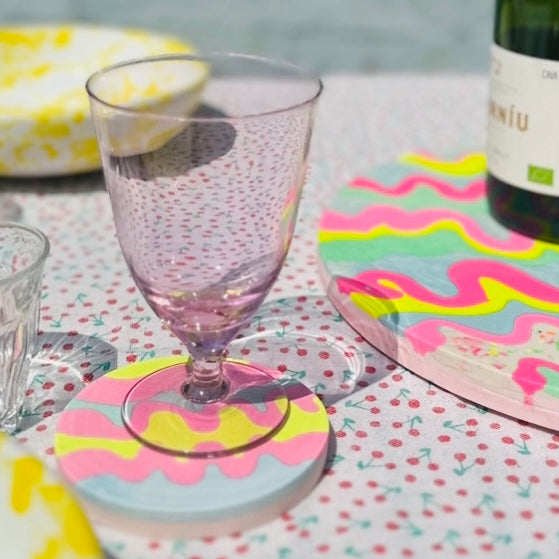 Mini Trays - Pinkwave