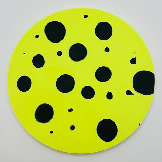 Tray - Neon Yellow Dots