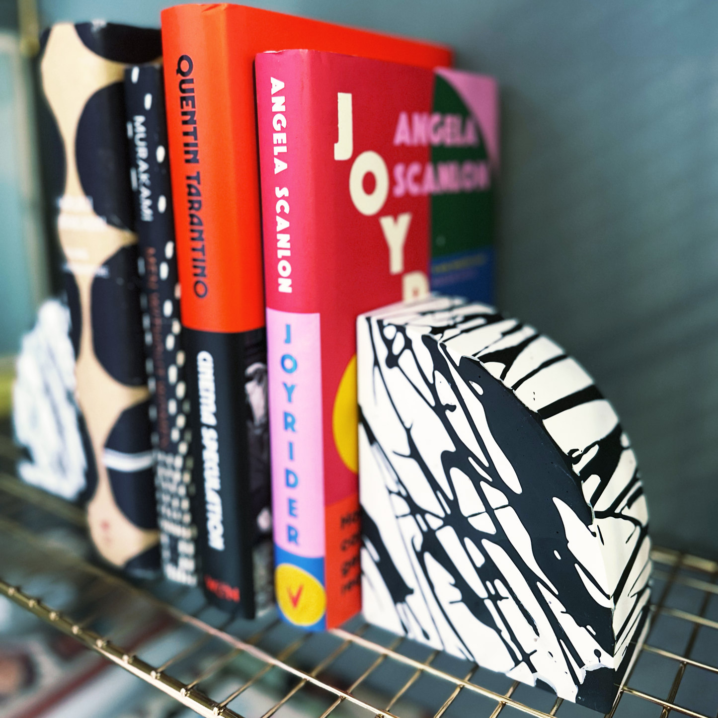 Book Ends - Graffiti - Black & White