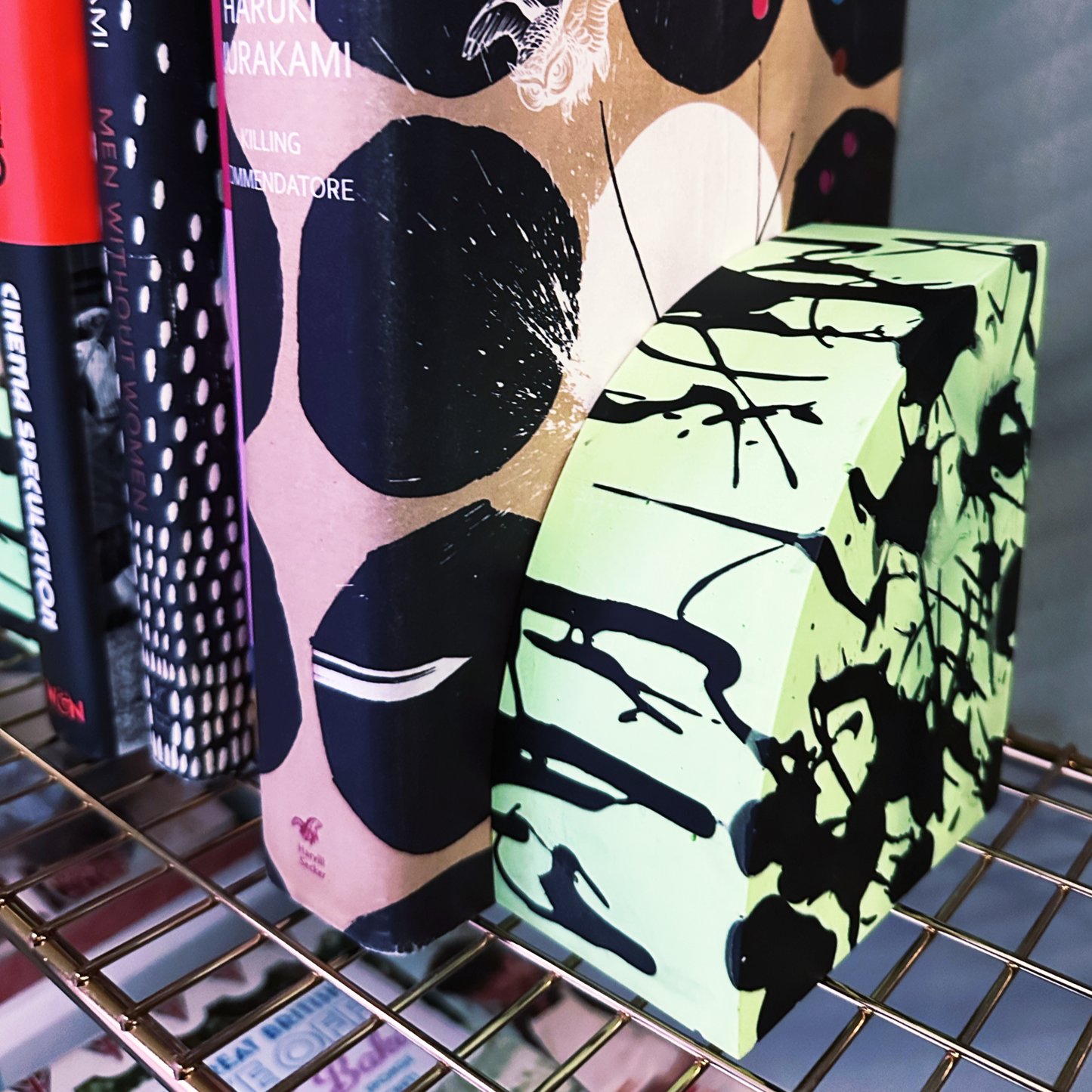 Book Ends - Graffiti - Black & Green