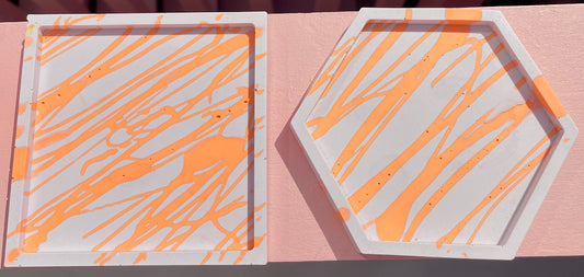 Coaster - Hex/Square (2 pieces) - Graffiti 11