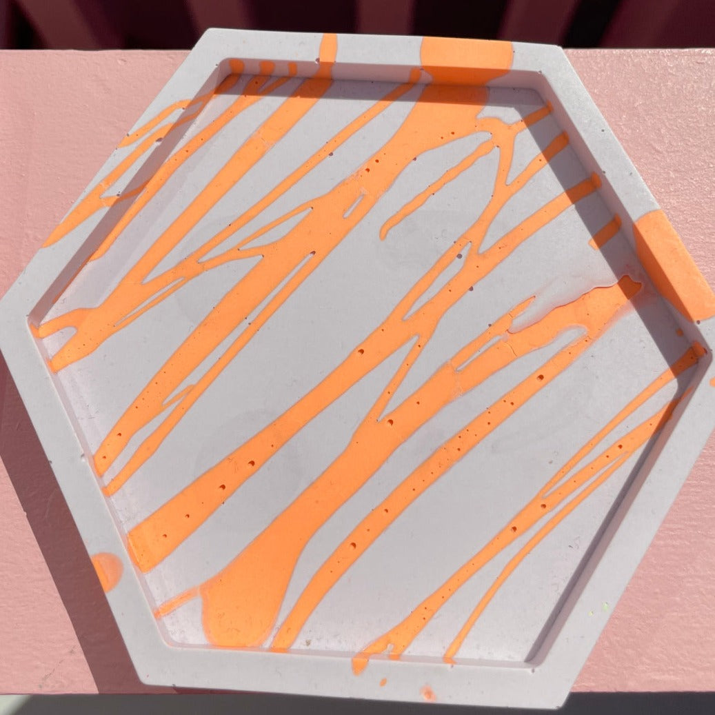 Coaster - Hex/Square (2 pieces) - Graffiti 11