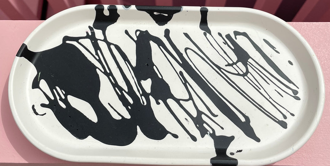 Tray - Oval - Graffiti 2