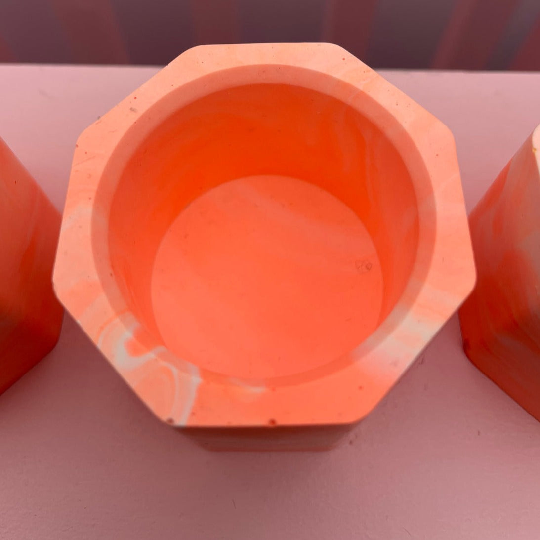Tea light set - Neon - Orange