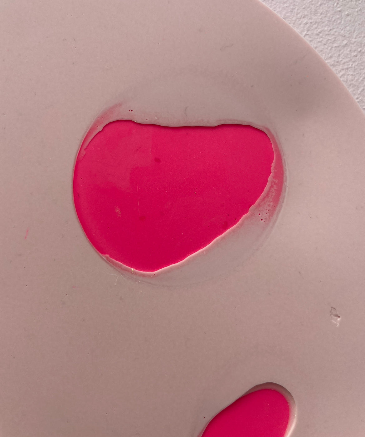 Smiley Wall Hanging - Pale Pink - READY TO SHIP