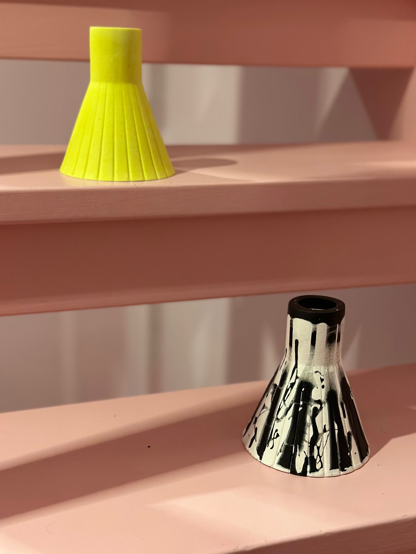 Vase - Graffiti - Black & White