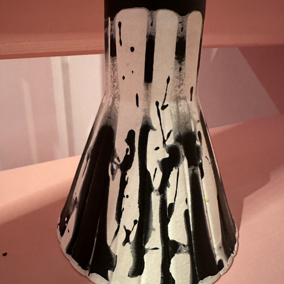 Vase - Graffiti - Black & White