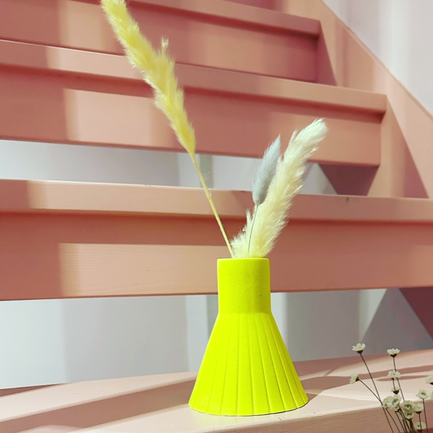 Vase - Neon - Yellow