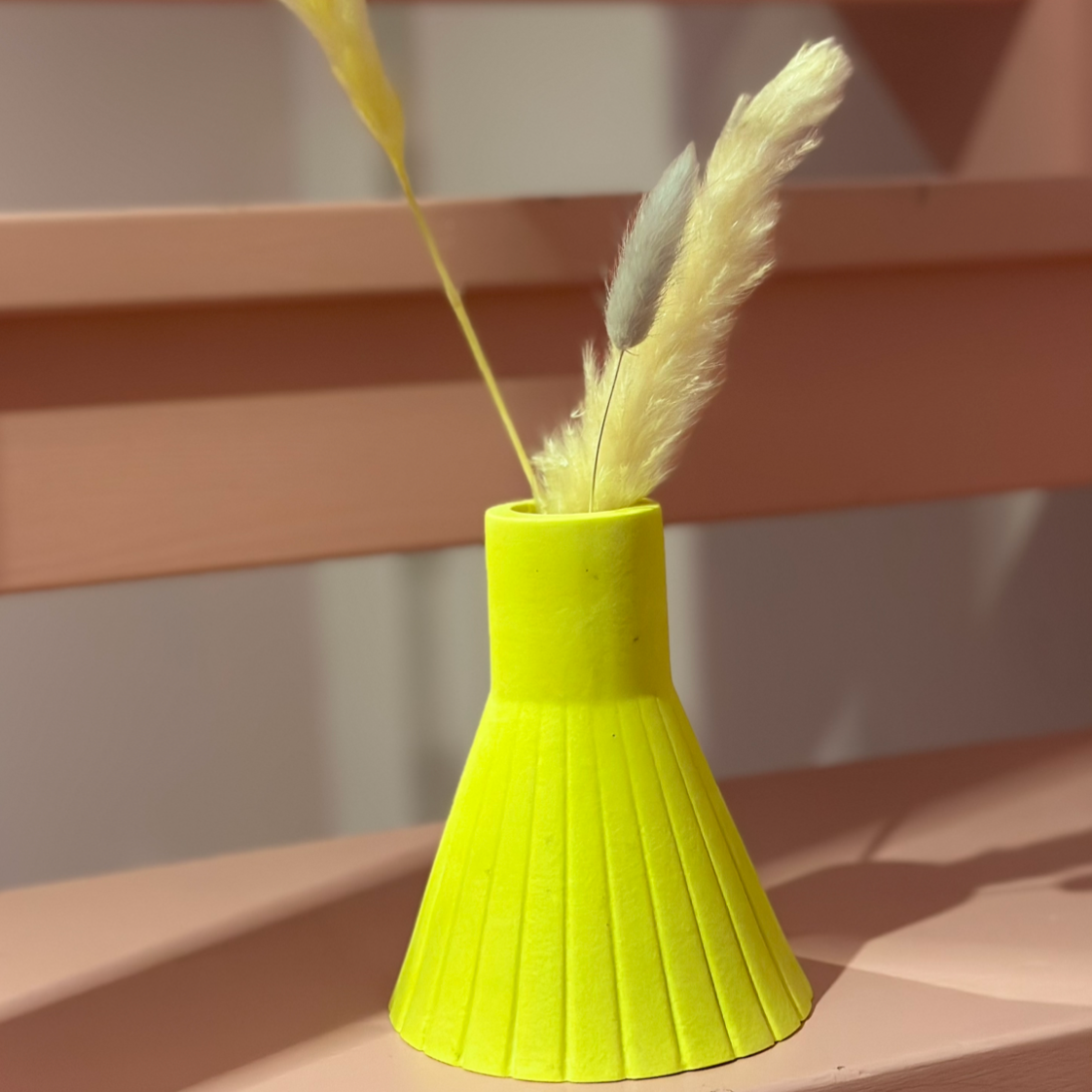 Vase - Neon - Yellow