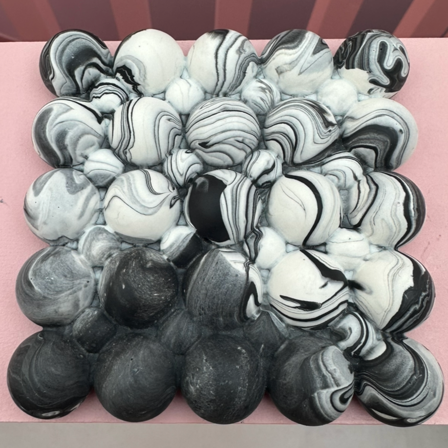 Tray - Bobble - Graffiti - Black & White