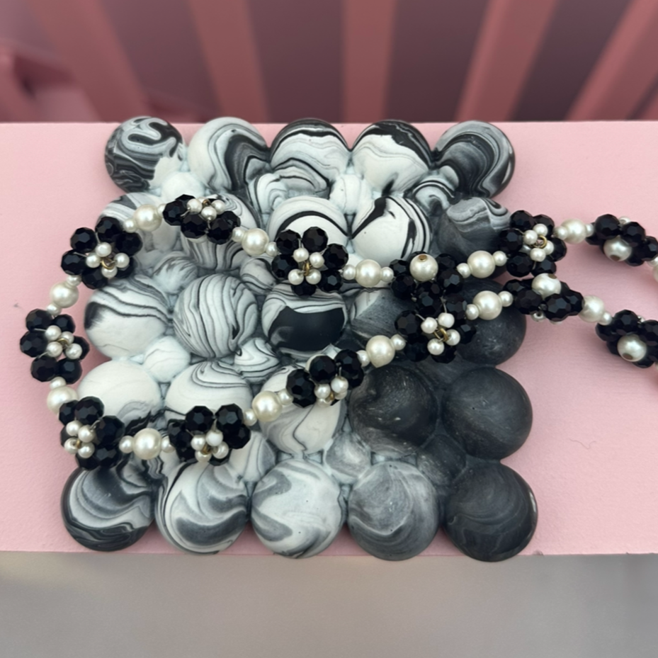 Tray - Bobble - Graffiti - Black & White