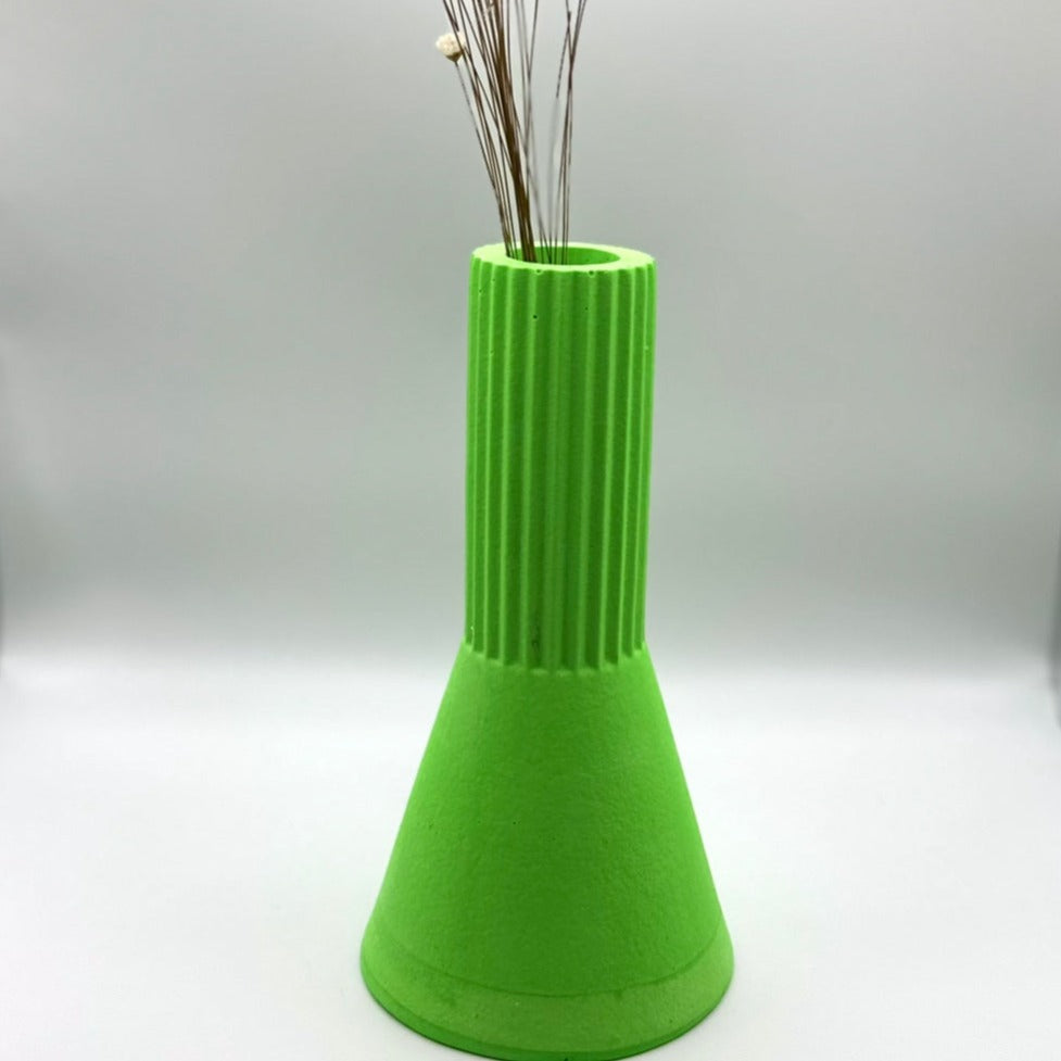 Vase - Tall - Neon - Green