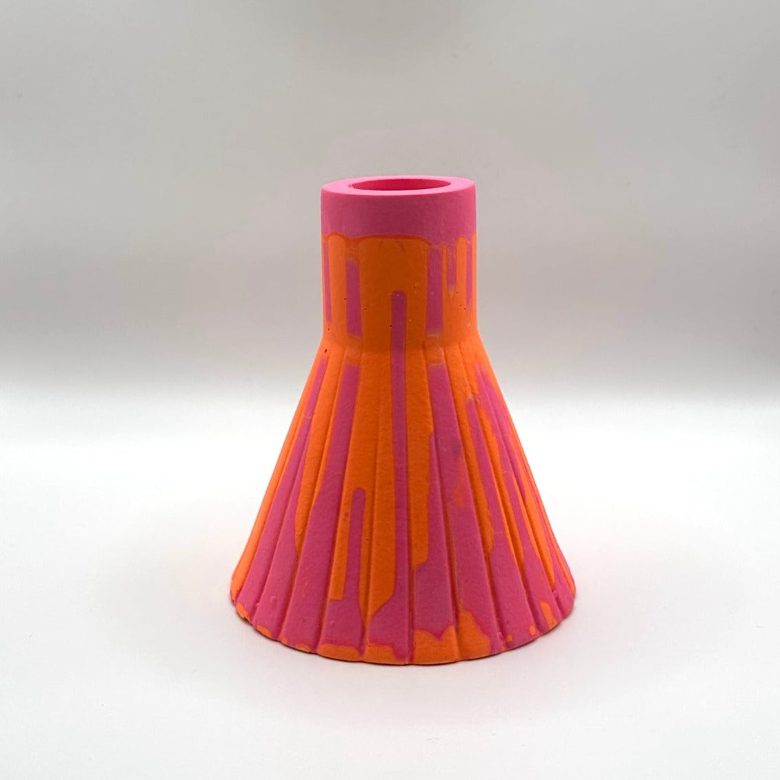 Vase - Graffiti - Pink & Orange