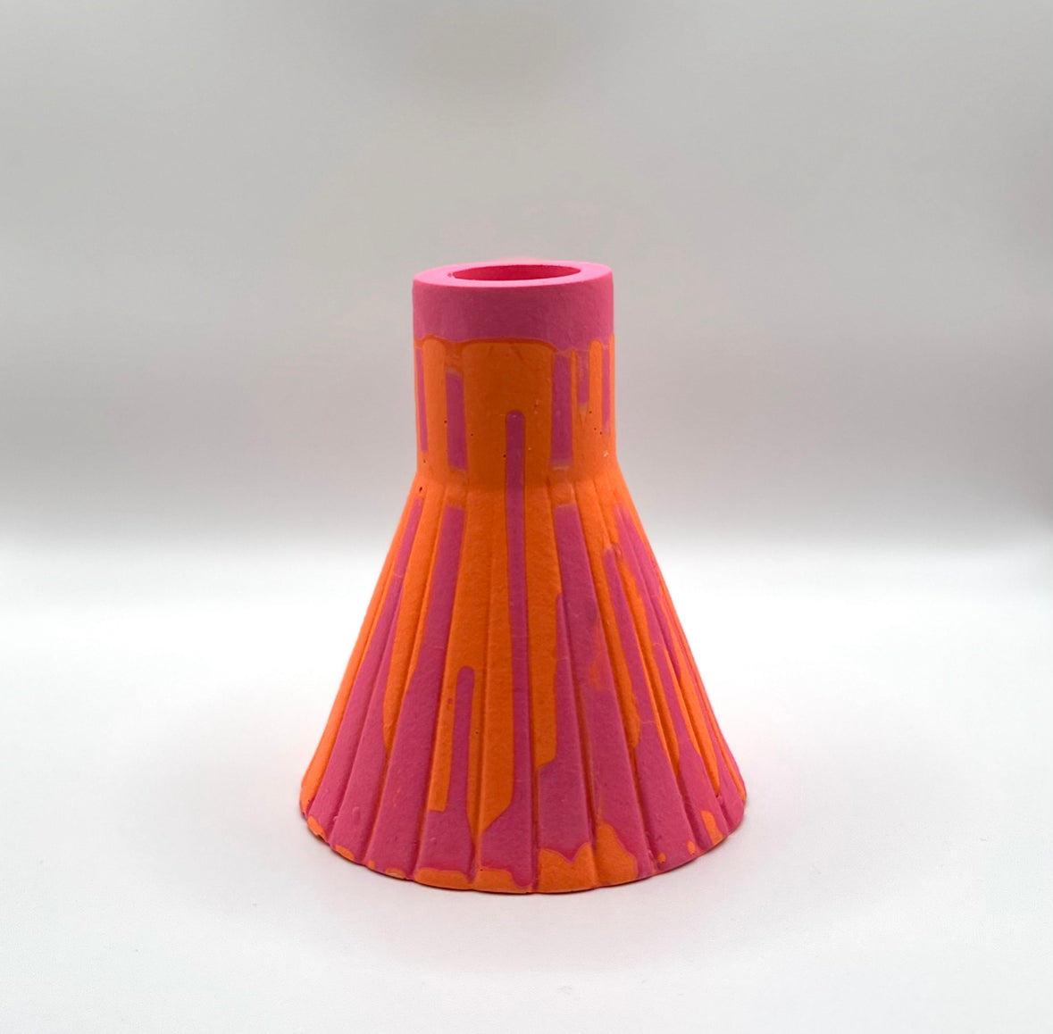Vase - Graffiti - Pink & Orange
