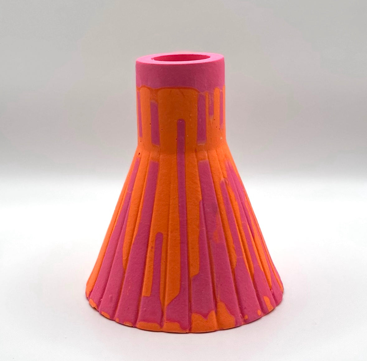 Vase - Graffiti - Pink & Orange