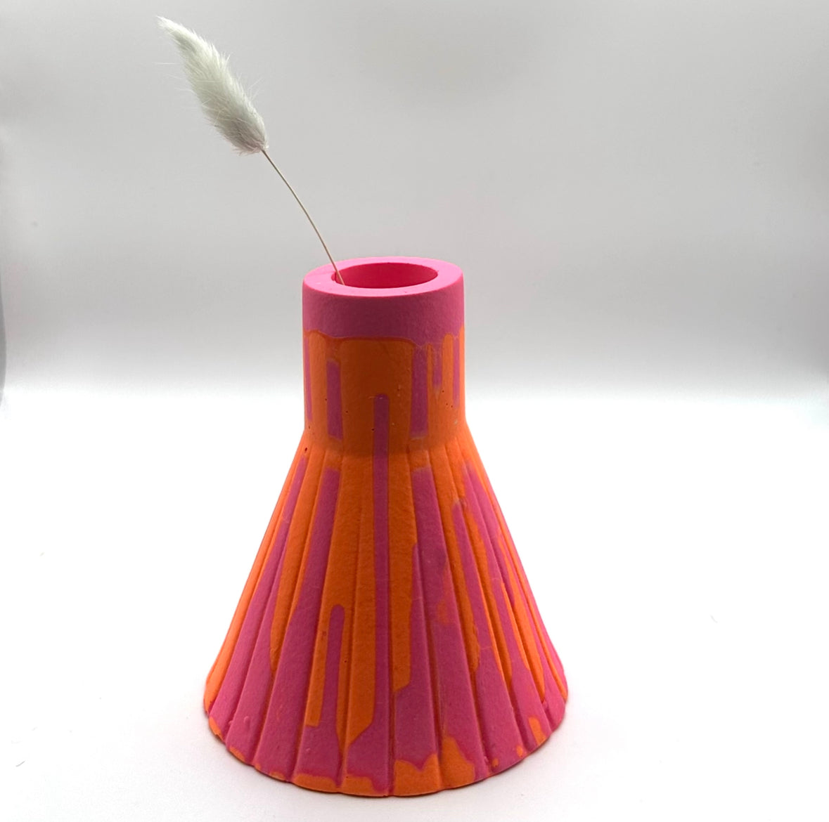 Vase - Graffiti - Pink & Orange