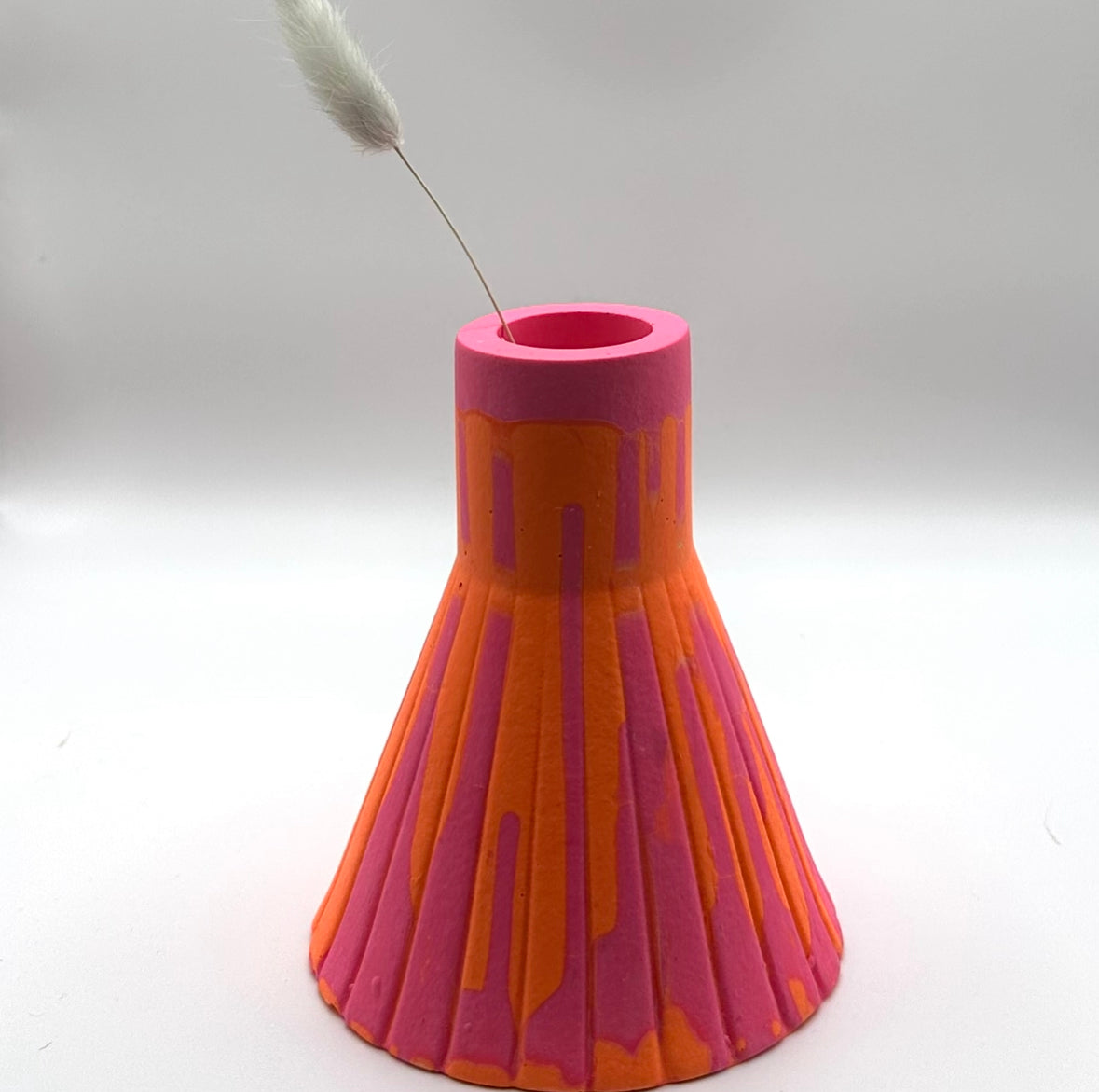 Vase - Graffiti - Pink & Orange