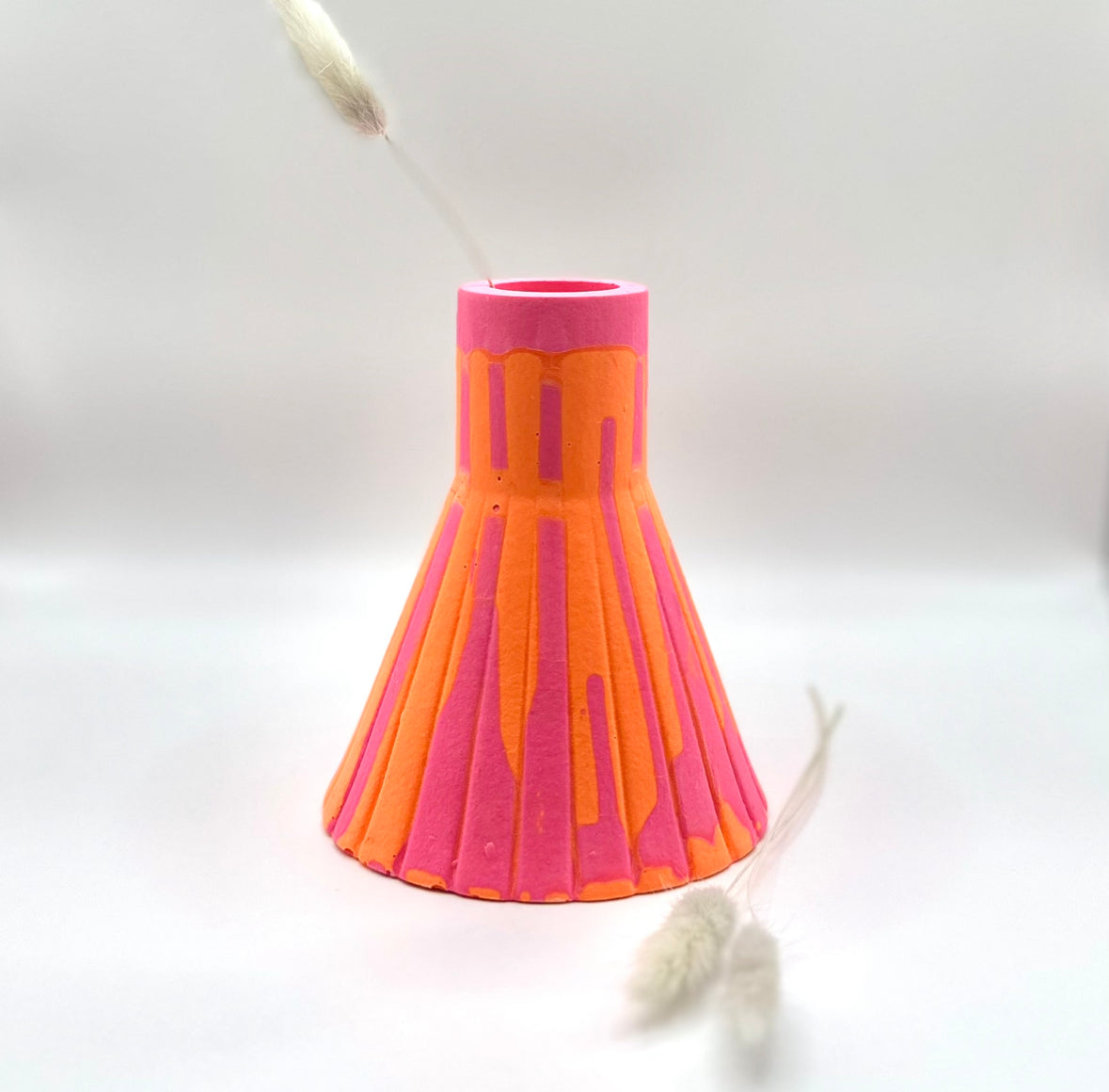 Vase - Graffiti - Pink & Orange
