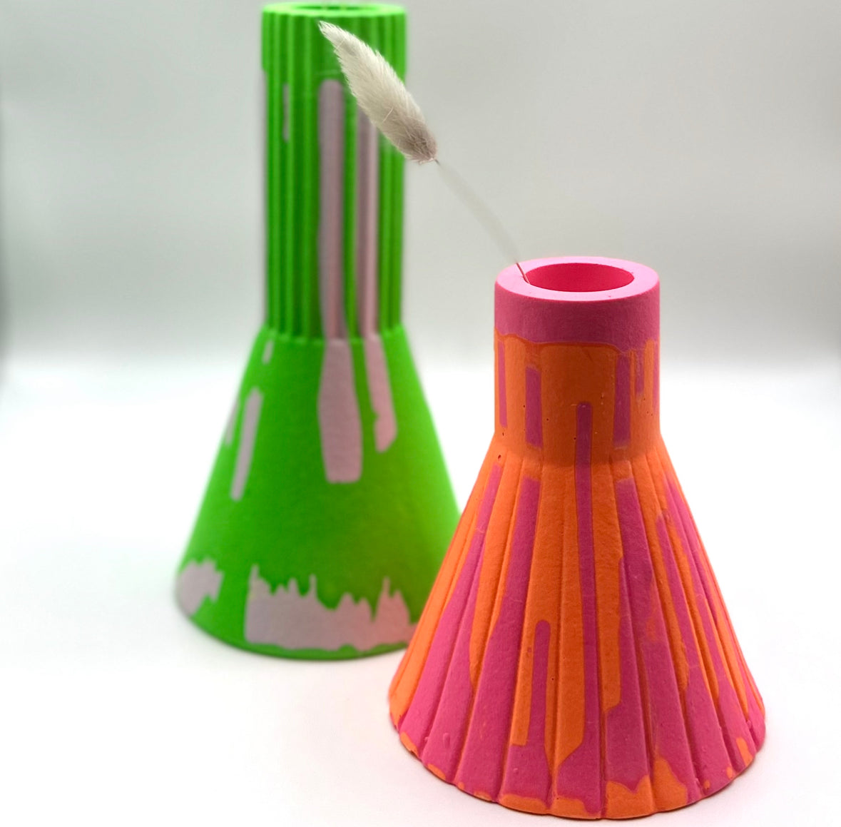 Vase - Graffiti - Pink & Orange
