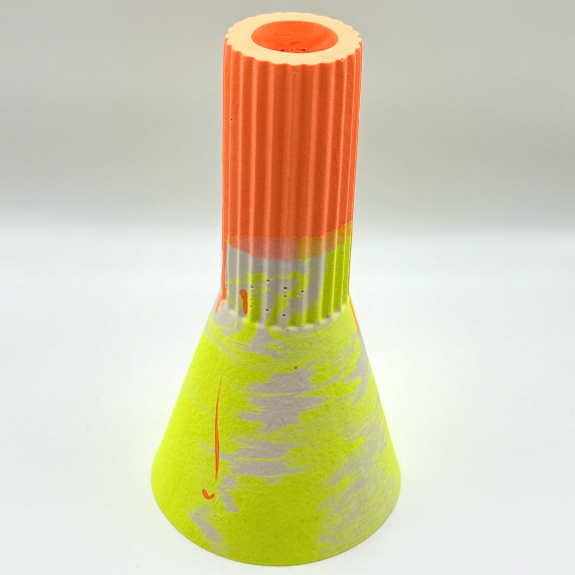 Vase - Tall - Graffiti - Neon Yellow & Orange