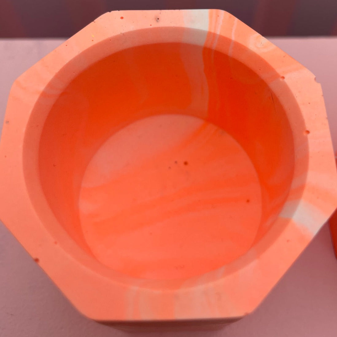 Tea light set - Neon - Orange