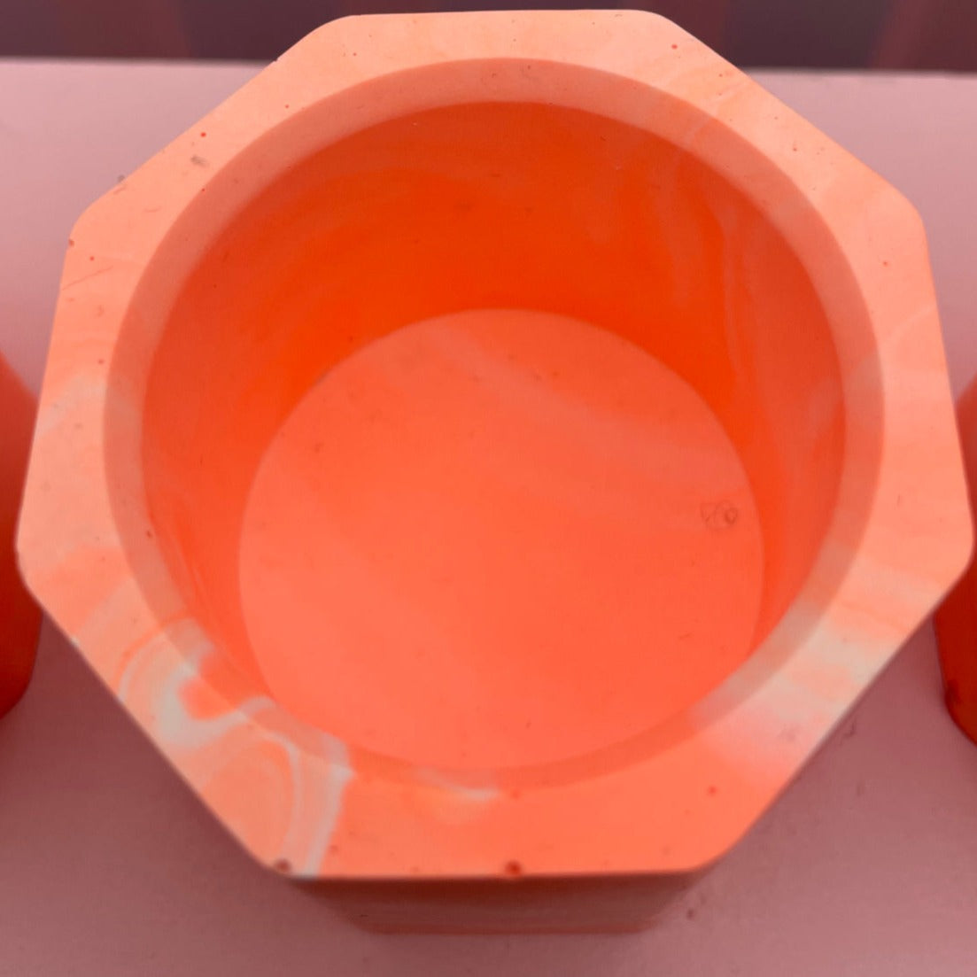 Tea light set - Neon - Orange