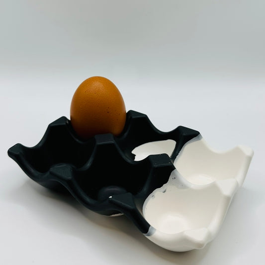 Egg Tray - Black & White