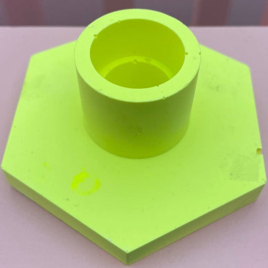 Candle holder - Neon - Yellow