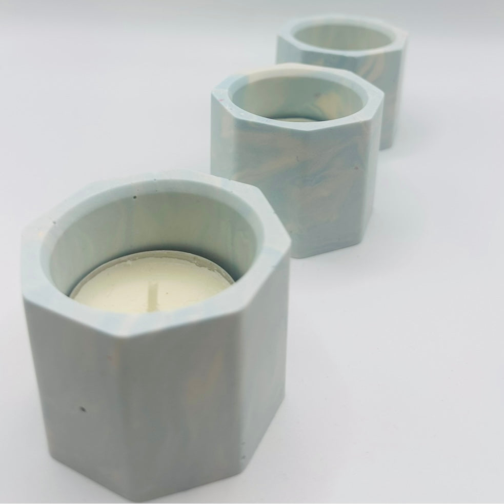 Tea light set - Sky