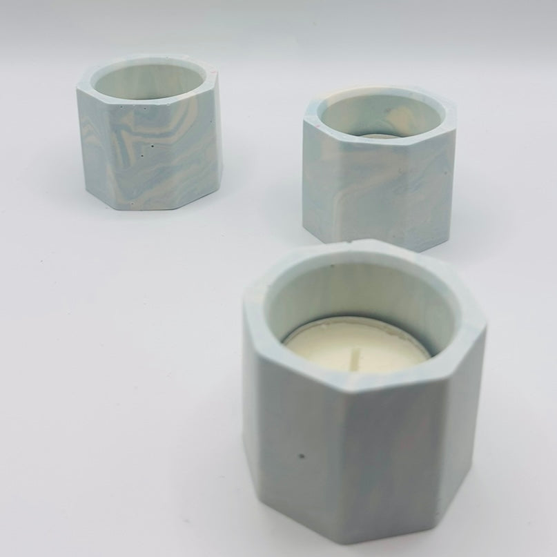 Tea light set - Sky