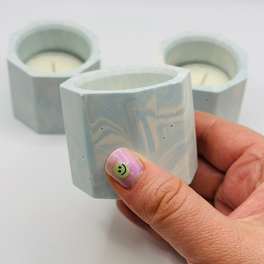 Tea light set - Sky