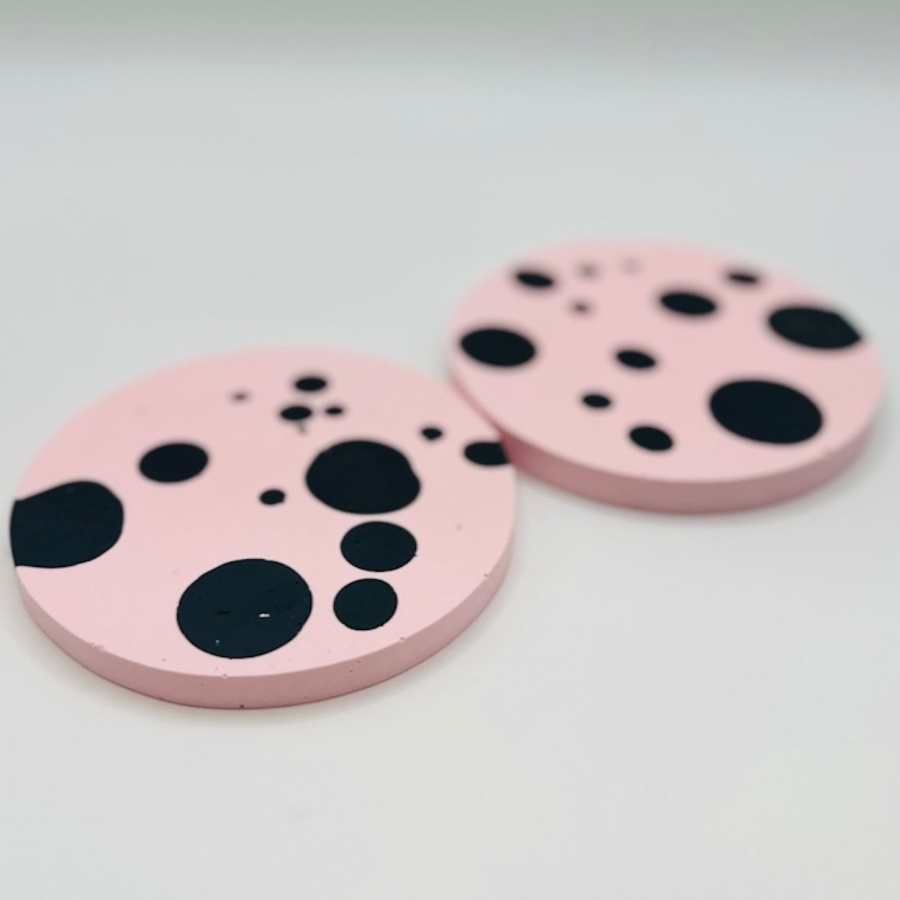 Mini Trays - Pink Dots