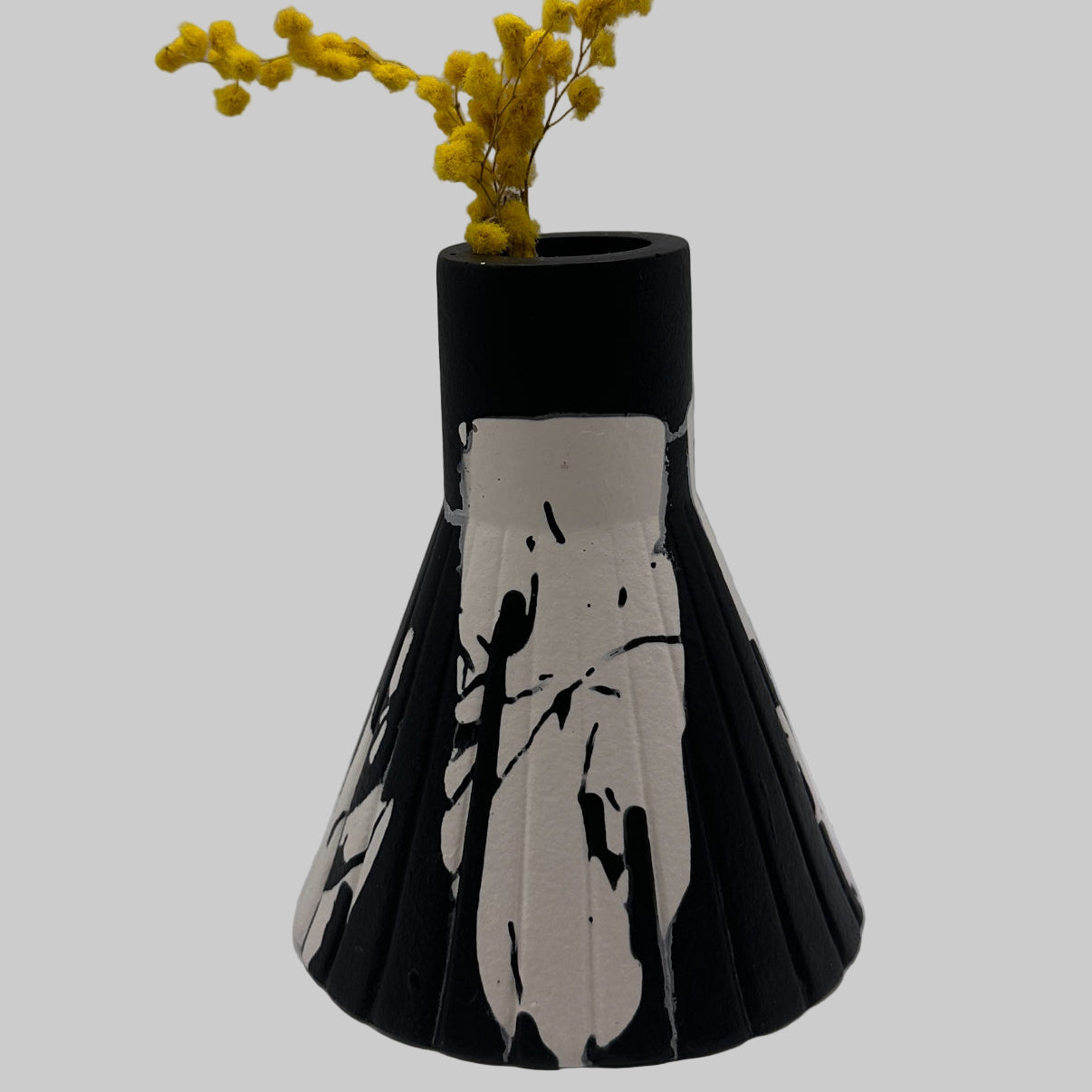 Vase - Graffiti - Black & White