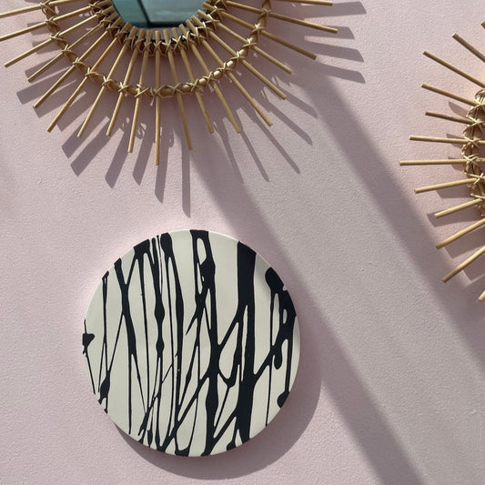 Wall Hanging - Graffiti - Black & White