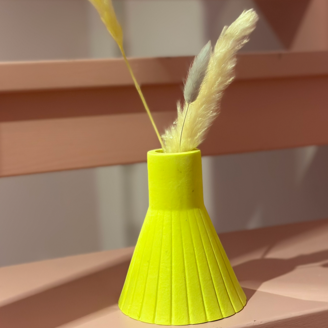 Vase - Neon - Yellow
