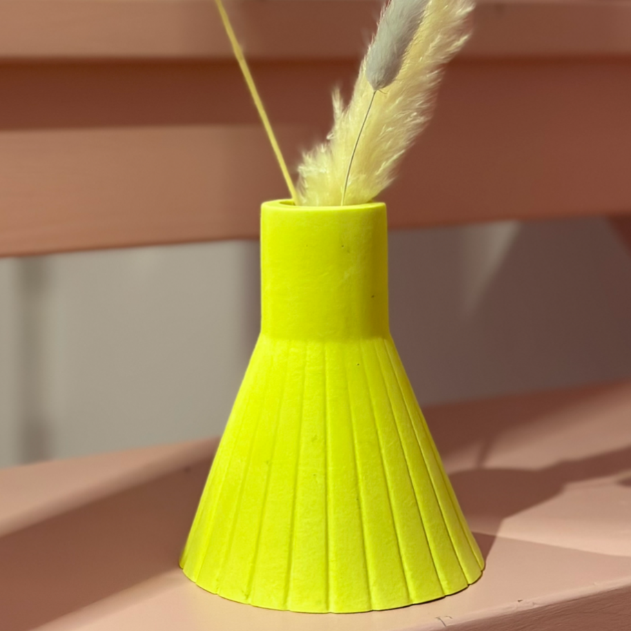 Vase - Neon - Yellow