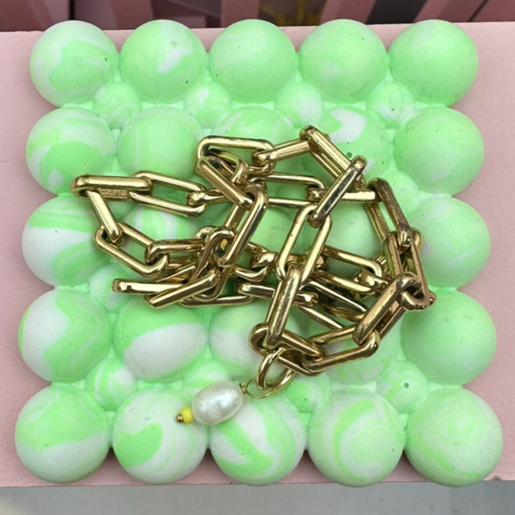 Tray - Bobble - Graffiti - Green & White