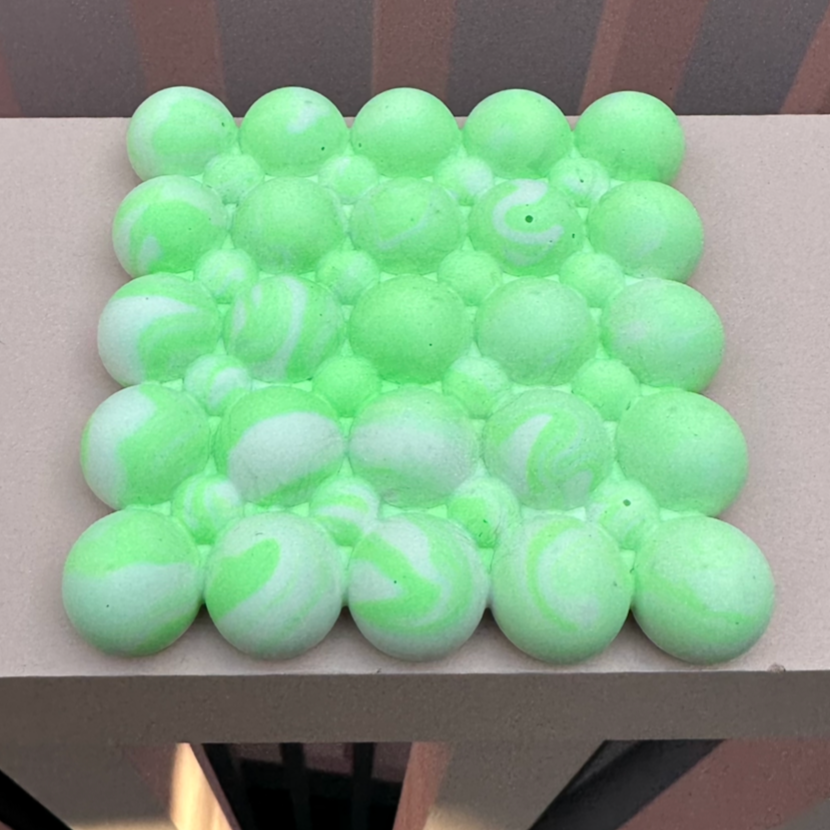 Tray - Bobble - Graffiti - Green & White