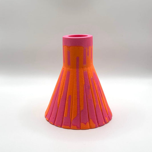 Vase - Graffiti - Pink & Orange