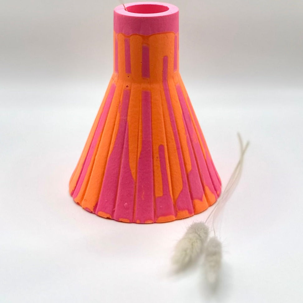 Vase - Graffiti - Pink & Orange