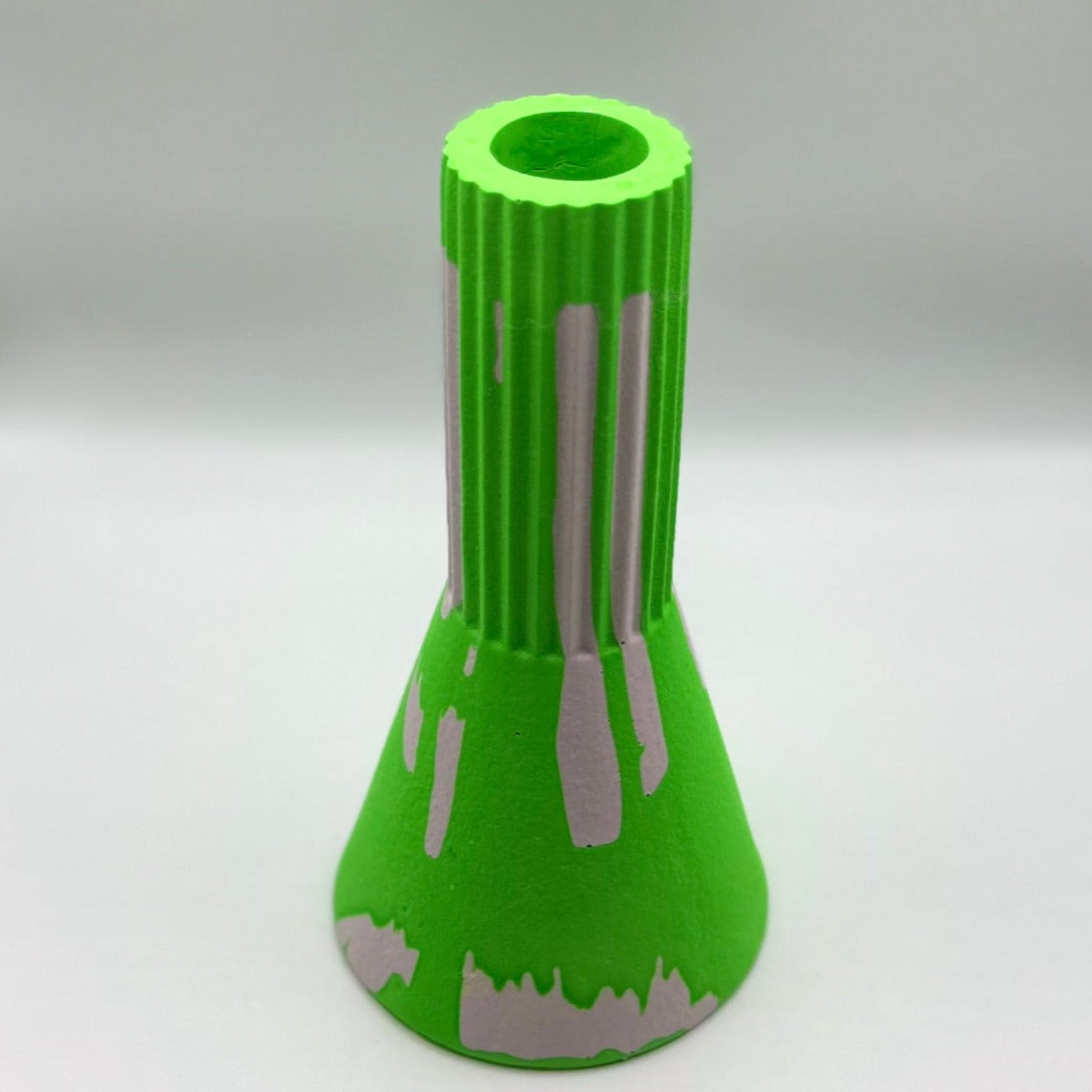 Vase - Tall - Graffiti - Green & Lilac