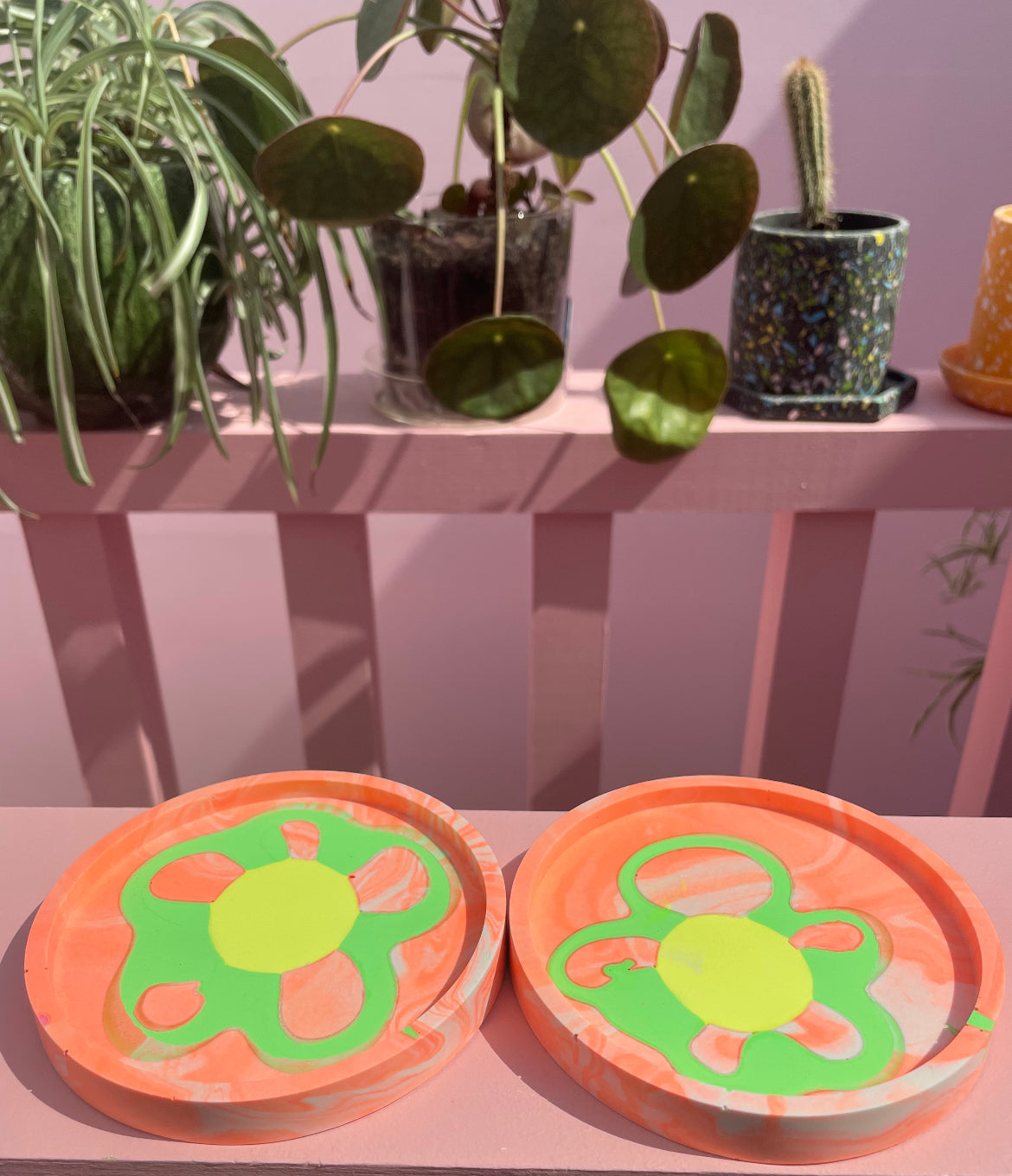 Coaster - Round (2 pieces) - Flower Power 7